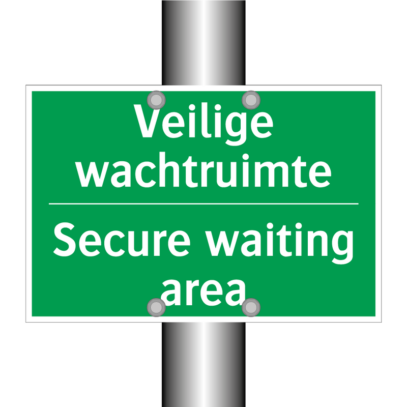 Veilige wachtruimte - Secure waiting area & Veilige wachtruimte - Secure waiting area