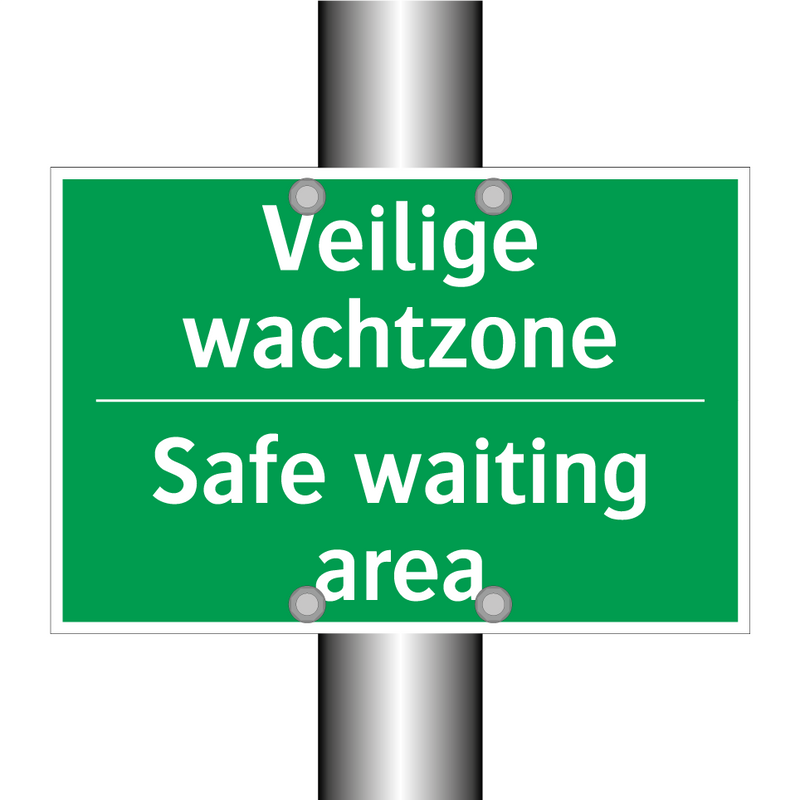 Veilige wachtzone - Safe waiting area & Veilige wachtzone - Safe waiting area