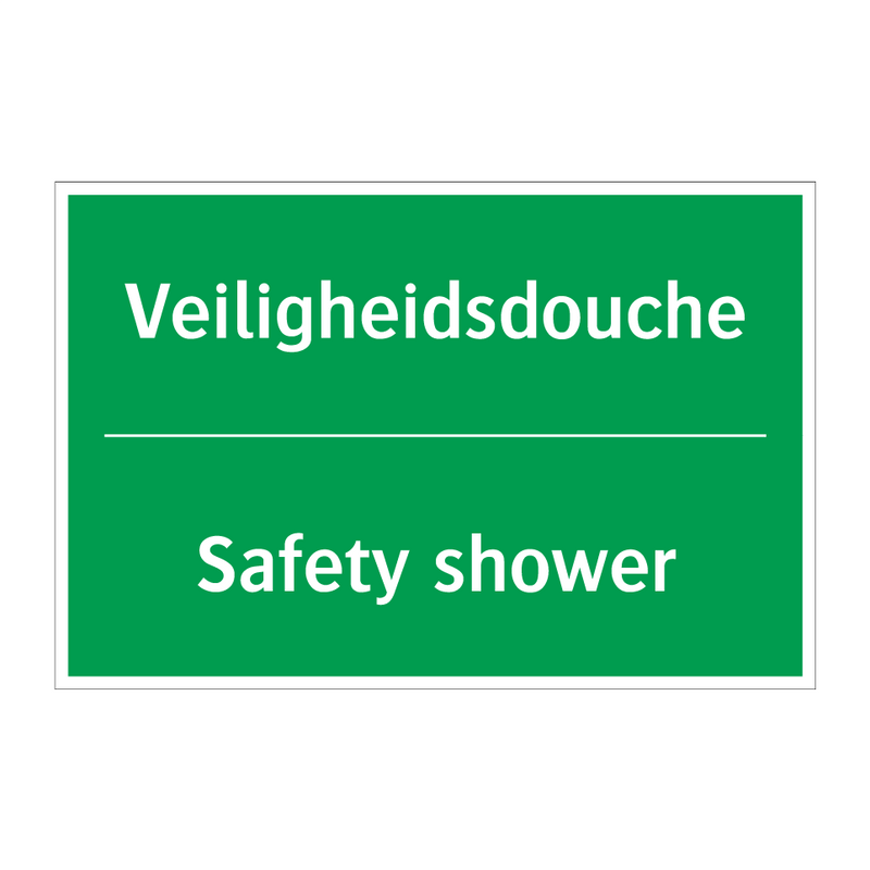 Veiligheidsdouche - Safety shower & Veiligheidsdouche - Safety shower