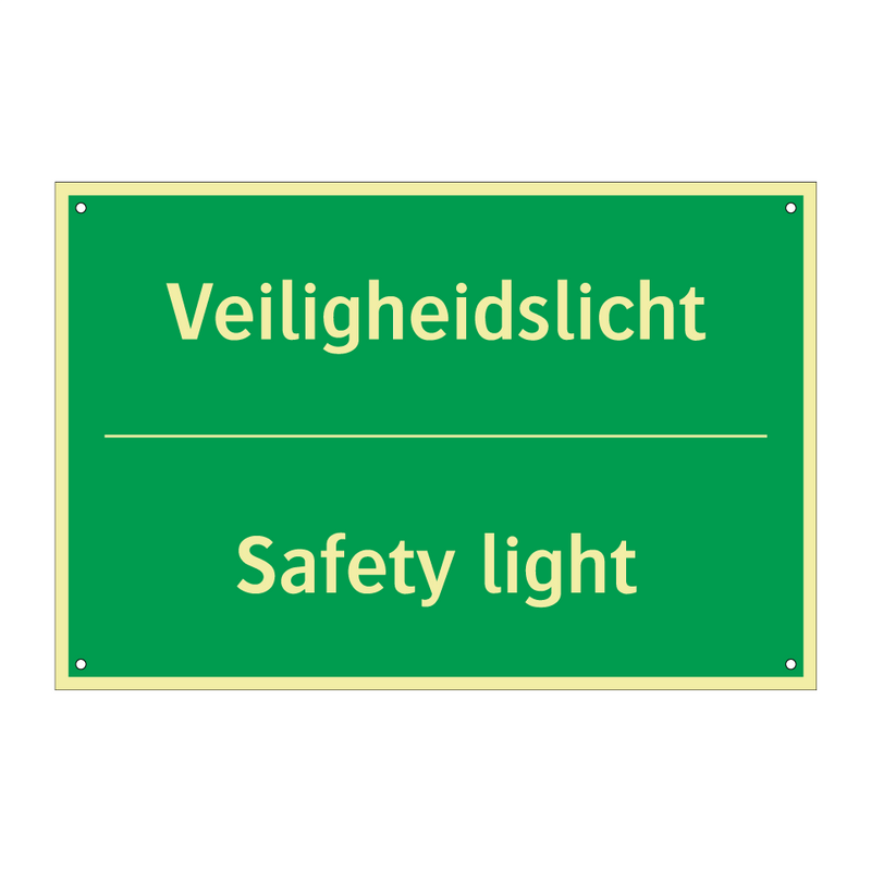 Veiligheidslicht - Safety light & Veiligheidslicht - Safety light & Veiligheidslicht - Safety light