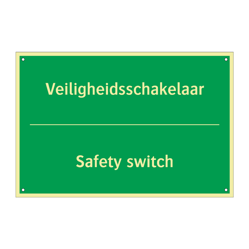 Veiligheidsschakelaar - Safety switch & Veiligheidsschakelaar - Safety switch