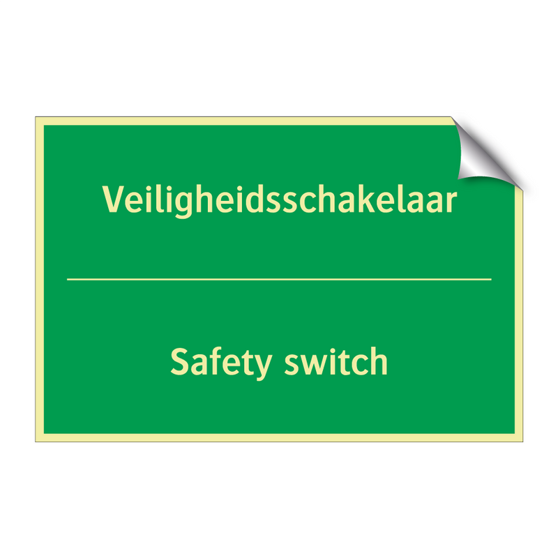 Veiligheidsschakelaar - Safety switch & Veiligheidsschakelaar - Safety switch