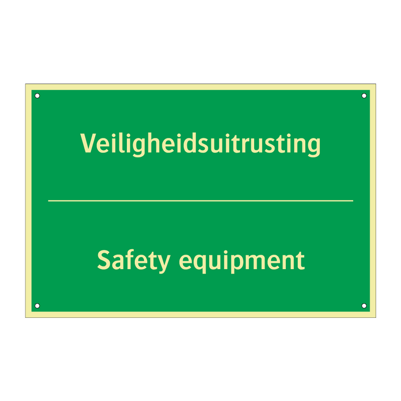 Veiligheidsuitrusting - Safety equipment & Veiligheidsuitrusting - Safety equipment