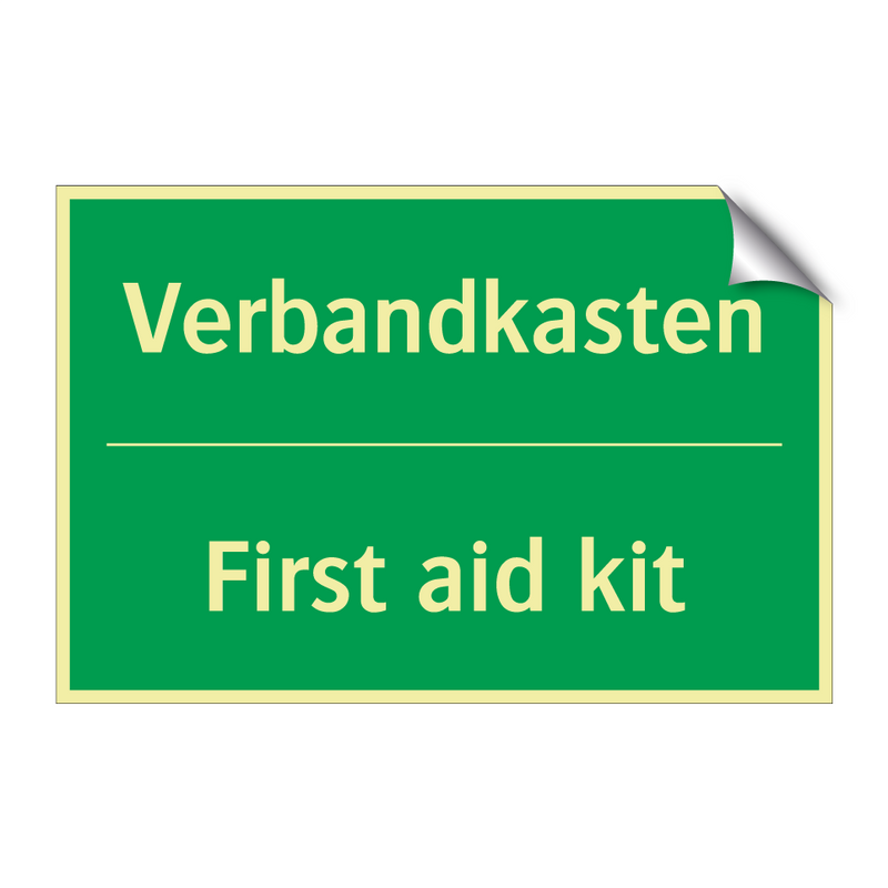 Verbandkasten - First aid kit & Verbandkasten - First aid kit & Verbandkasten - First aid kit