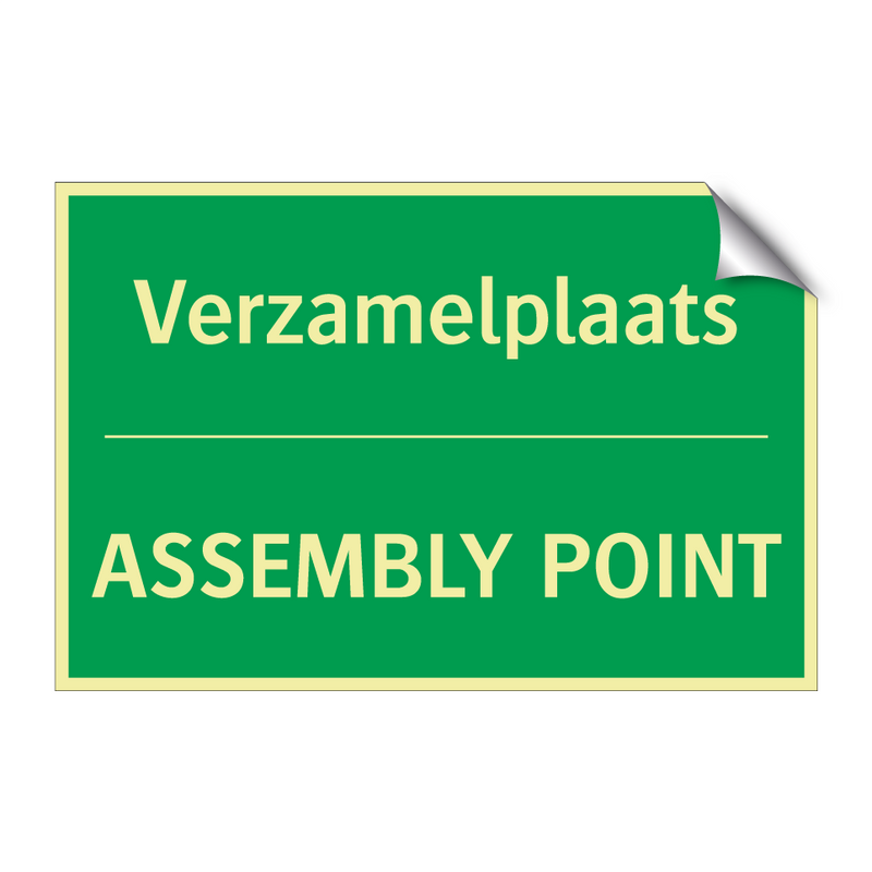 Verzamelplaats - ASSEMBLY POINT & Verzamelplaats - ASSEMBLY POINT & Verzamelplaats - ASSEMBLY POINT