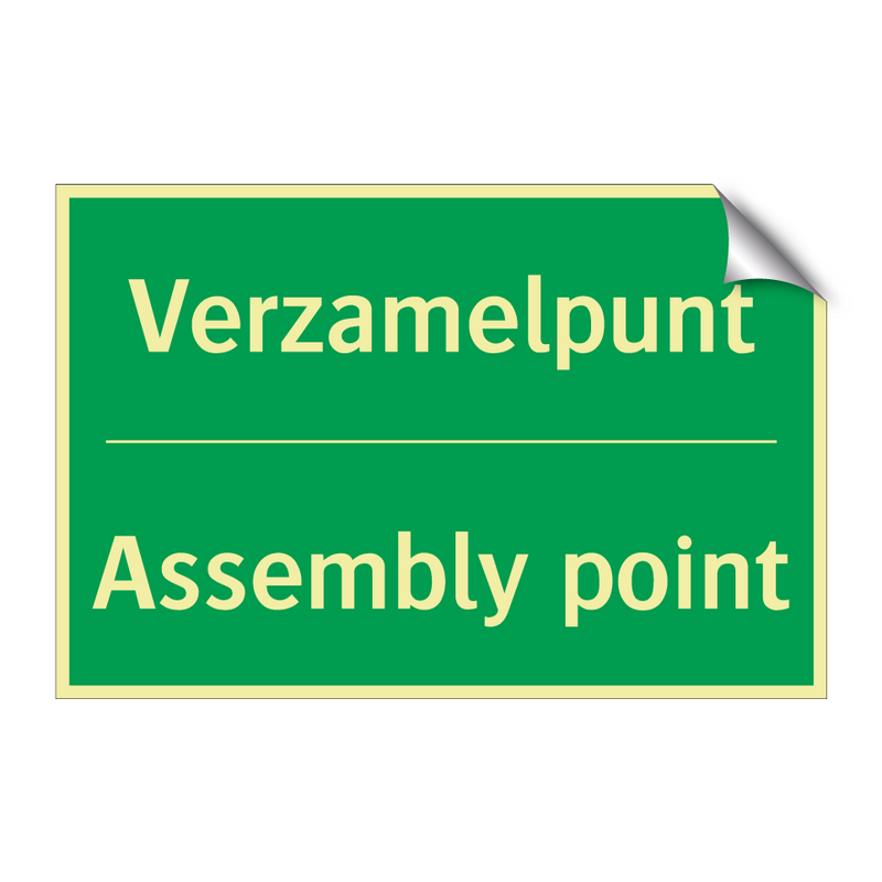 Verzamelpunt - Assembly point & Verzamelpunt - Assembly point & Verzamelpunt - Assembly point