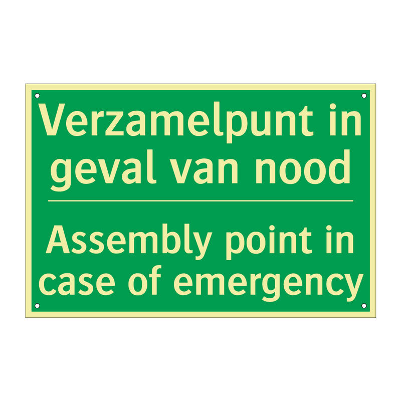 Verzamelpunt in geval van nood - Assembly point in case of /.../