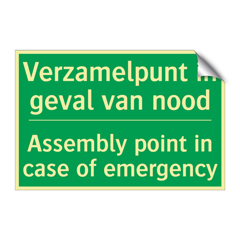 Verzamelpunt in geval van nood - Assembly point in case of /.../