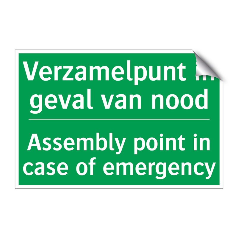 Verzamelpunt in geval van nood - Assembly point in case of /.../