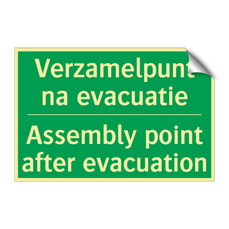 Verzamelpunt na evacuatie - Assembly point after evacuation /.../