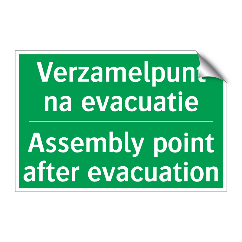 Verzamelpunt na evacuatie - Assembly point after evacuation /.../