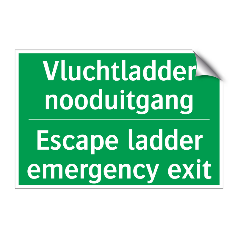 Vluchtladder nooduitgang - Escape ladder emergency exit /.../