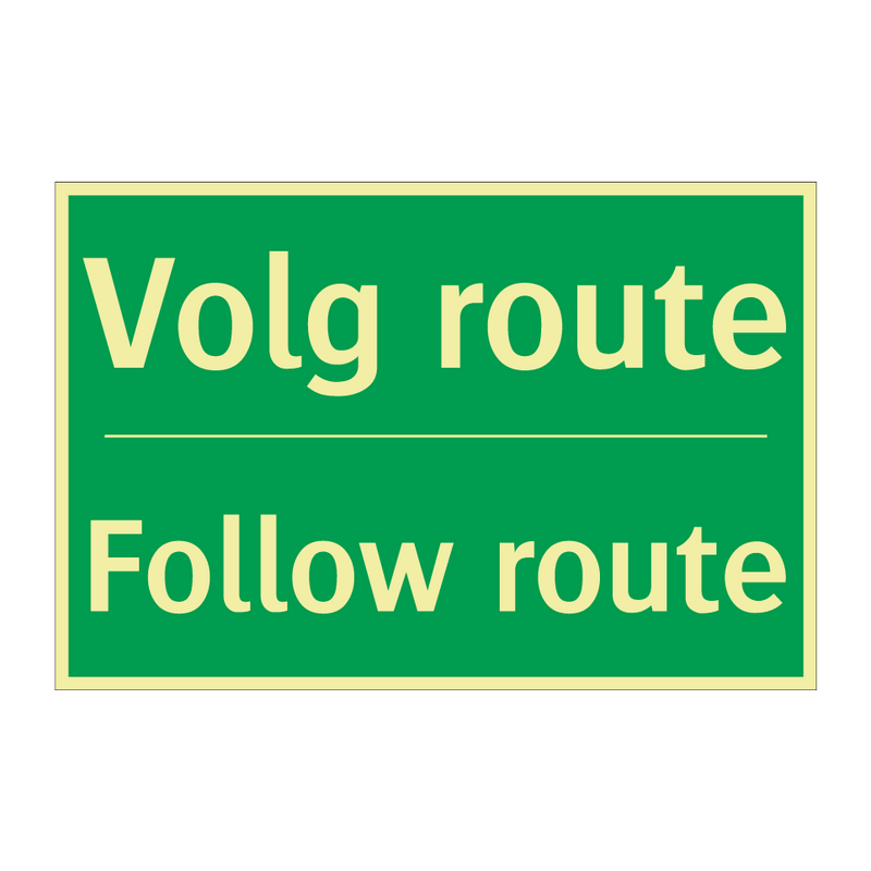 Volg route - Follow route & Volg route - Follow route & Volg route - Follow route