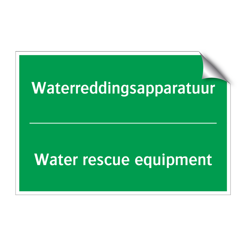 Waterreddingsapparatuur - Water rescue equipment & Waterreddingsapparatuur - Water rescue equipment