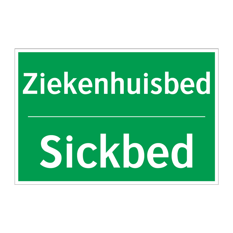 Ziekenhuisbed - Sickbed & Ziekenhuisbed - Sickbed & Ziekenhuisbed - Sickbed