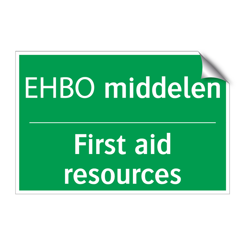 ЕНВО middelen - First aid resources & ЕНВО middelen - First aid resources