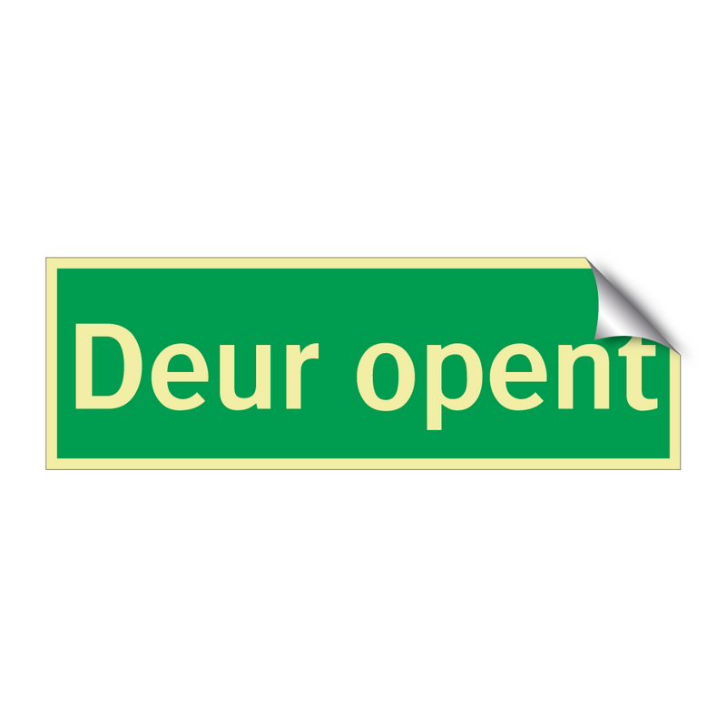 Deur opent