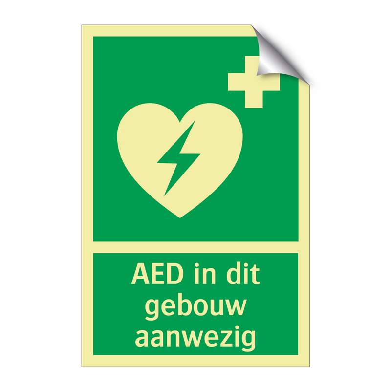 AED in dit gebouw aanwezig & AED in dit gebouw aanwezig & AED in dit gebouw aanwezig