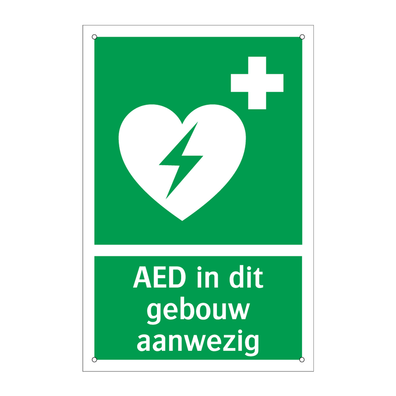 AED in dit gebouw aanwezig & AED in dit gebouw aanwezig & AED in dit gebouw aanwezig