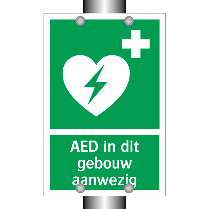 AED in dit gebouw aanwezig & AED in dit gebouw aanwezig & AED in dit gebouw aanwezig