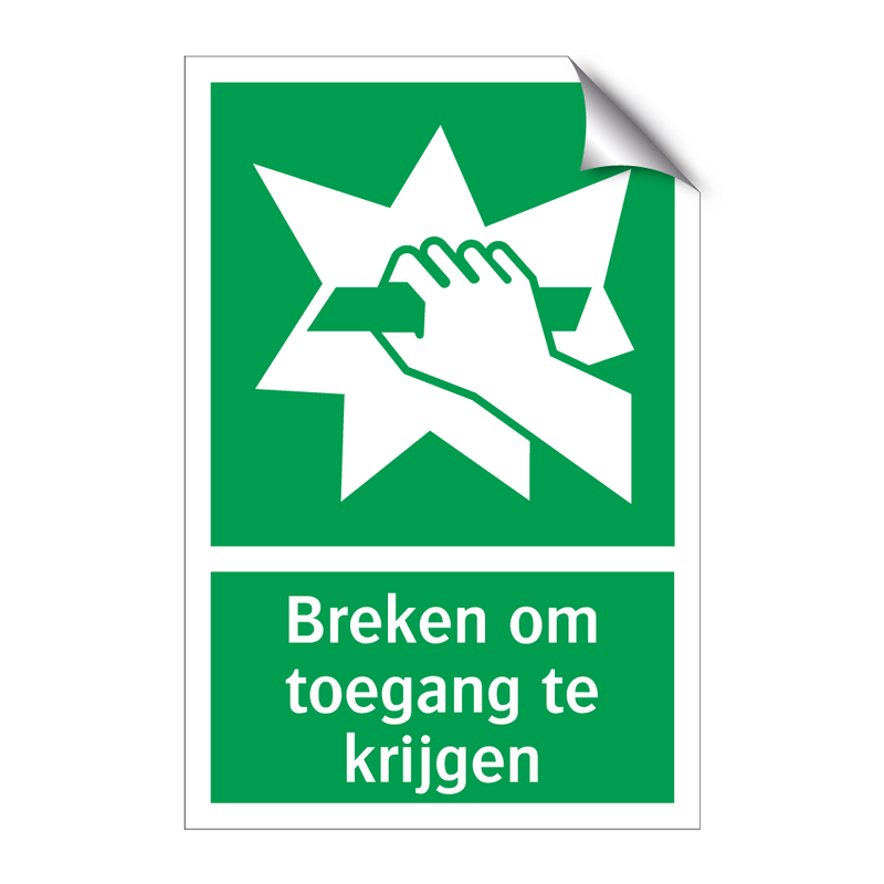 Breken om toegang te krijgen & Breken om toegang te krijgen & Breken om toegang te krijgen