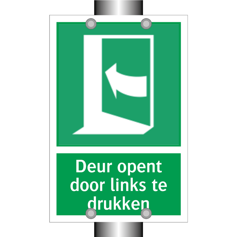 Deur opent door links te drukken & Deur opent door links te drukken