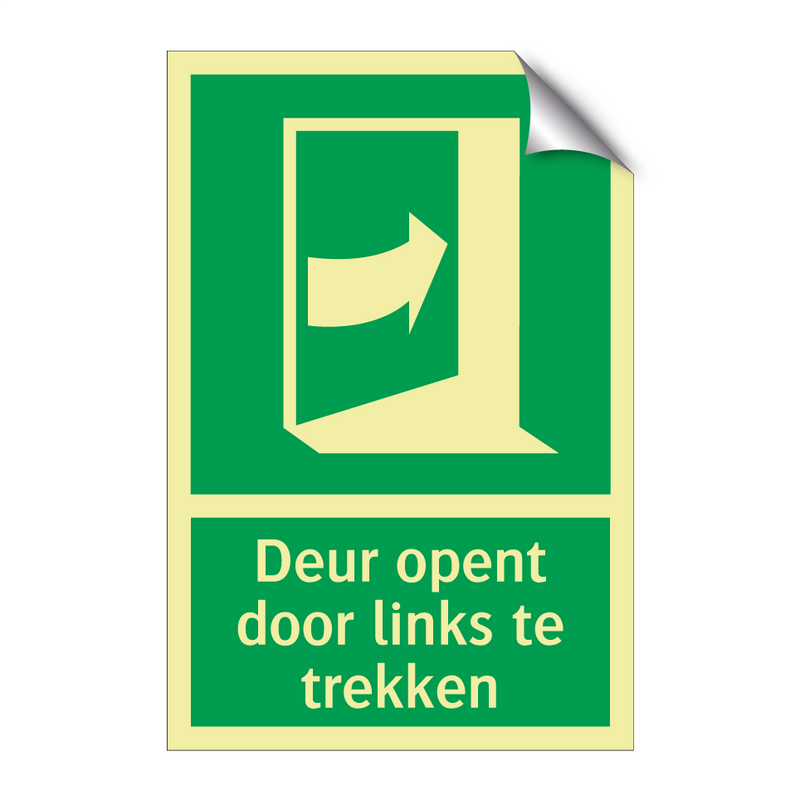 Deur opent door links te trekken & Deur opent door links te trekken