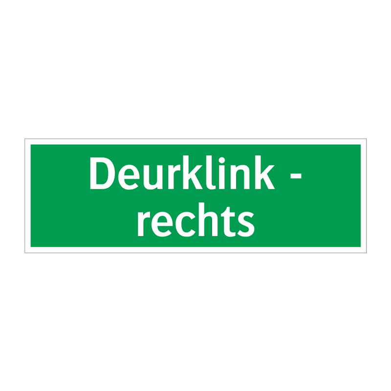 Deurklink - rechts