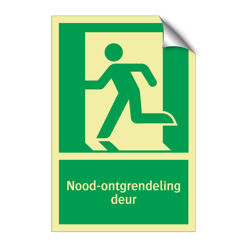 Nood-ontgrendeling deur & Nood-ontgrendeling deur & Nood-ontgrendeling deur