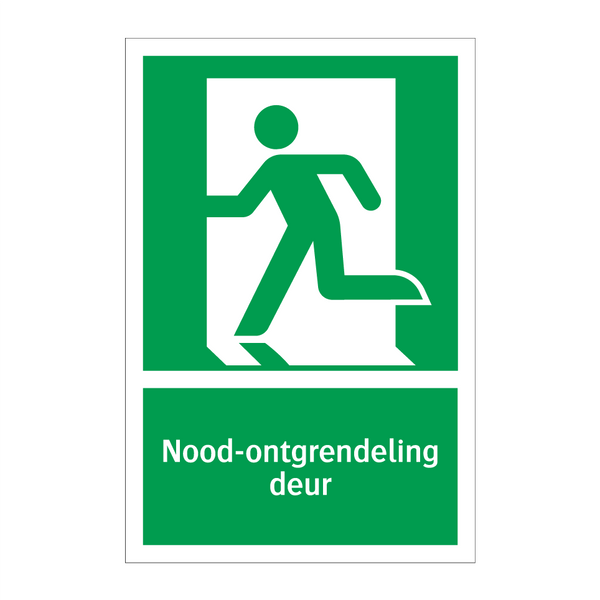 Nood-ontgrendeling deur & Nood-ontgrendeling deur & Nood-ontgrendeling deur