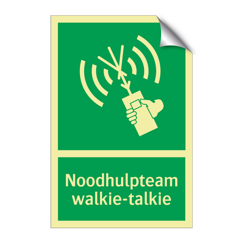 Noodhulpteam walkie-talkie & Noodhulpteam walkie-talkie & Noodhulpteam walkie-talkie