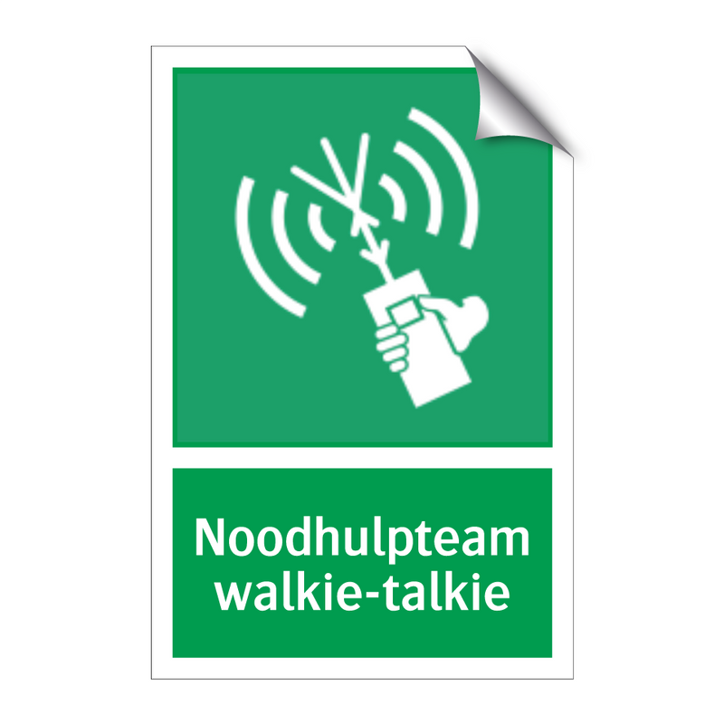 Noodhulpteam walkie-talkie & Noodhulpteam walkie-talkie & Noodhulpteam walkie-talkie