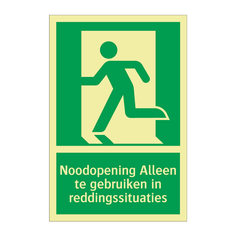 Noodopening Alleen te gebruiken in reddingssituaties