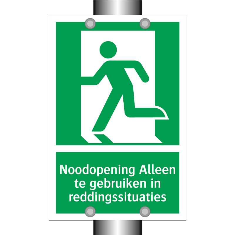 Noodopening Alleen te gebruiken in reddingssituaties