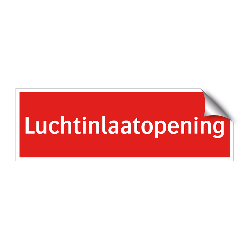 Luchtinlaatopening