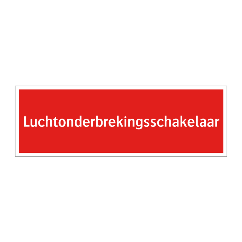 Luchtonderbrekingsschakelaar