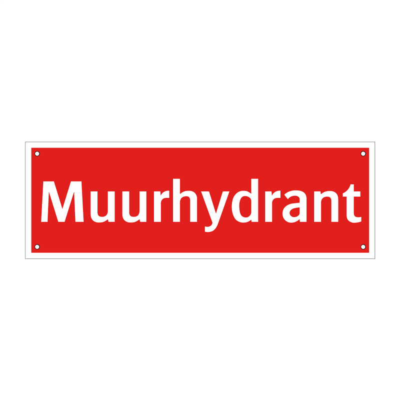 Muurhydrant