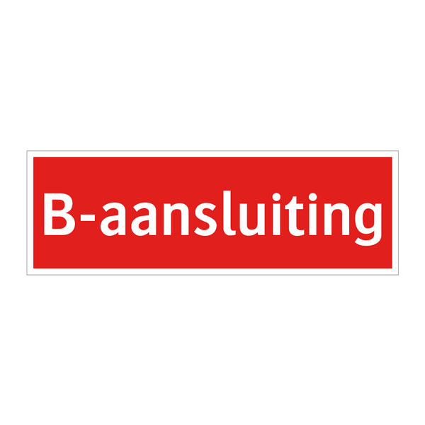 B-aansluiting