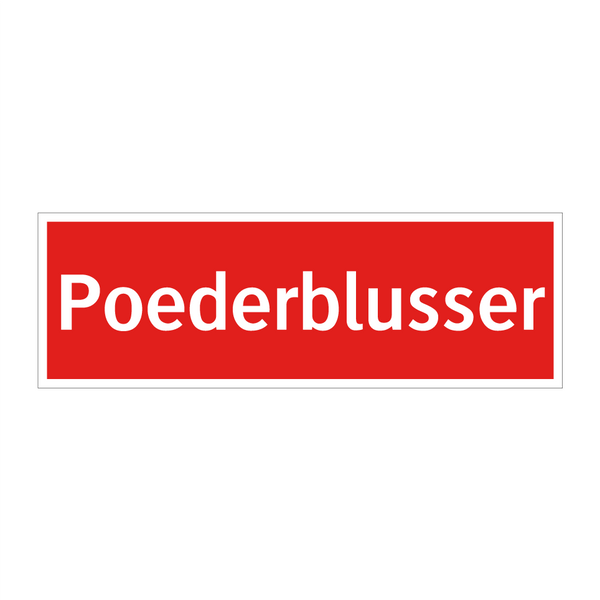 Poederblusser