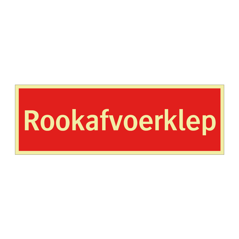 Rookafvoerklep