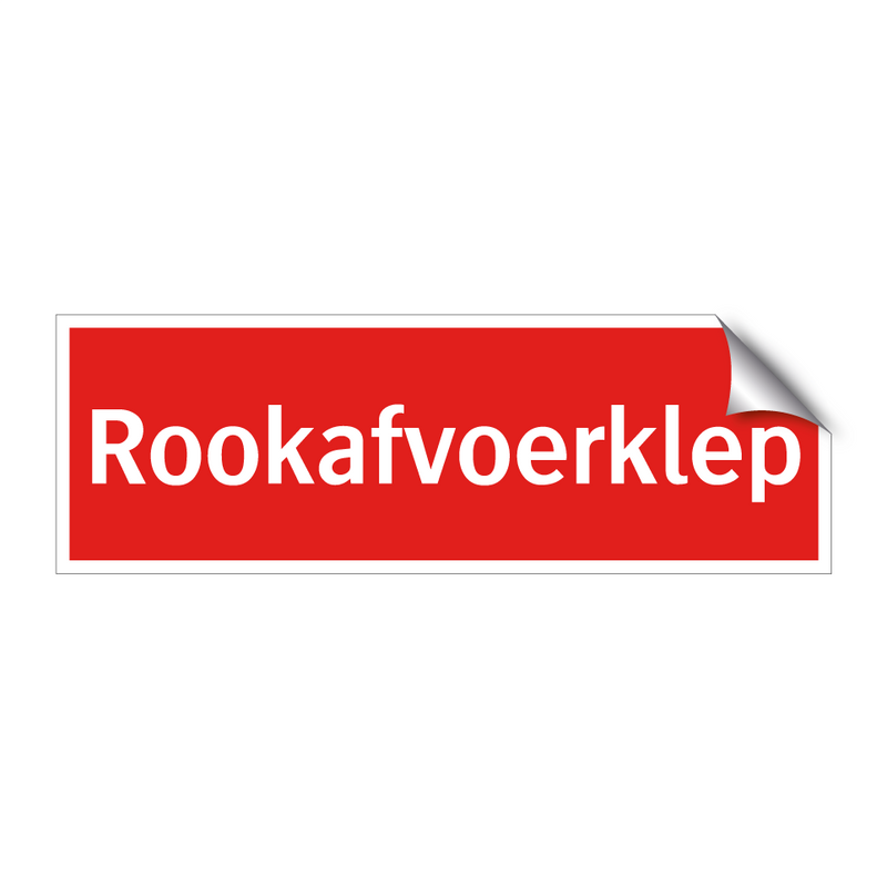 Rookafvoerklep