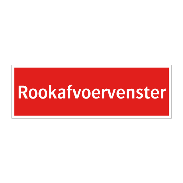 Rookafvoervenster