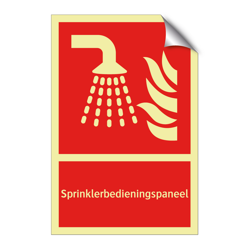 Sprinklerbedieningspaneel