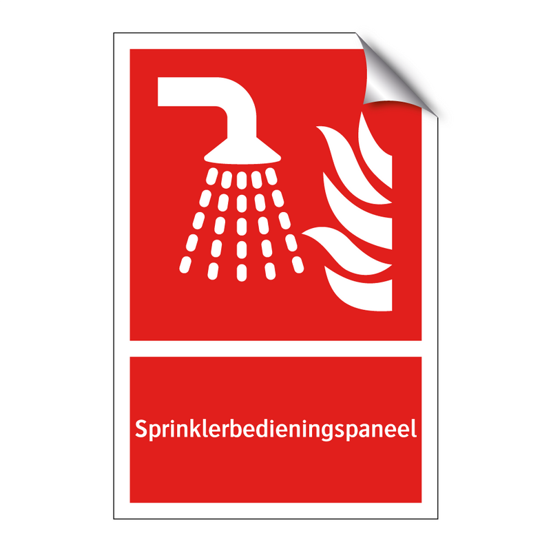 Sprinklerbedieningspaneel