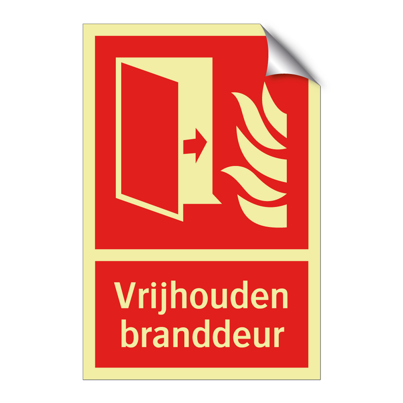 Vrijhouden branddeur