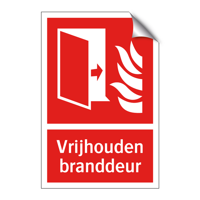 Vrijhouden branddeur