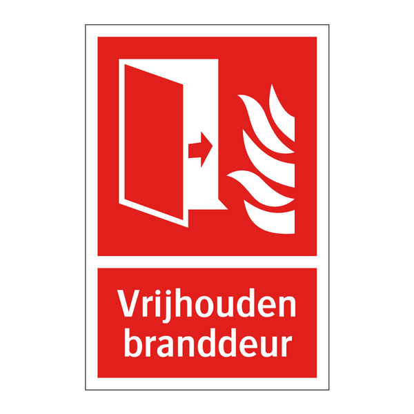 Vrijhouden branddeur