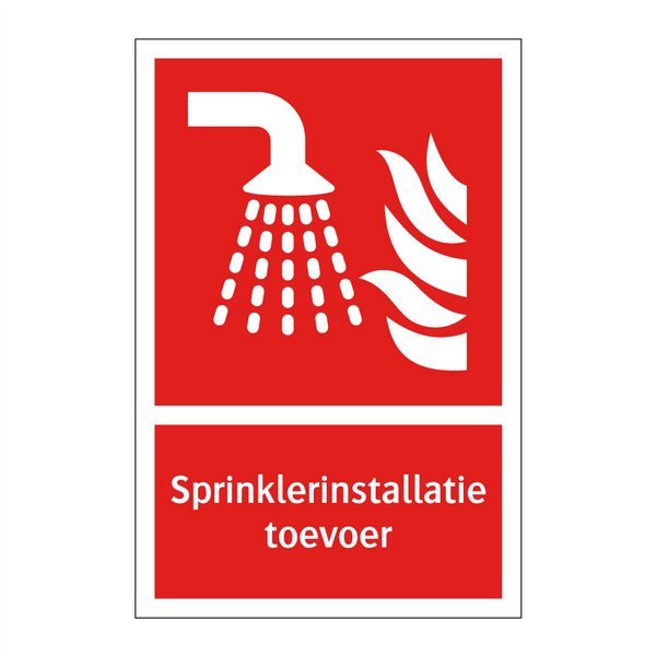 Sprinklerinstallatie toevoer