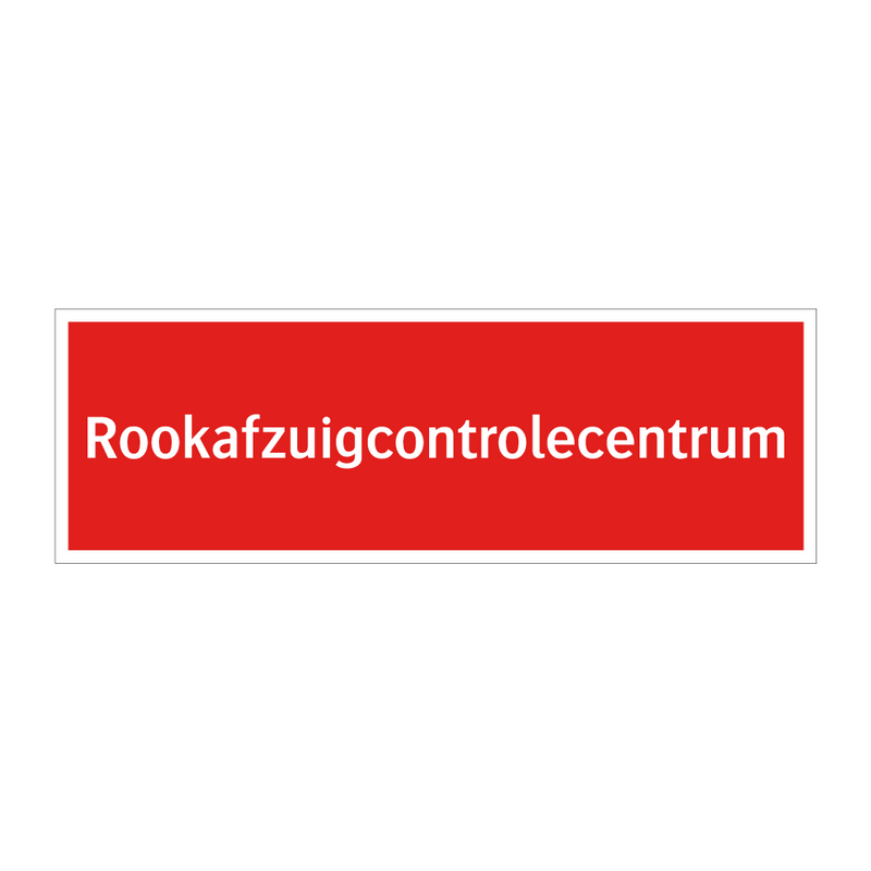 Rookafzuigcontrolecentrum