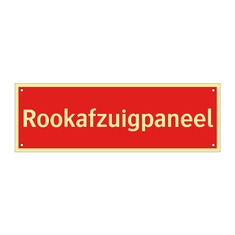 Rookafzuigpaneel